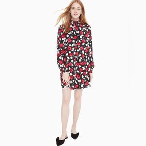 Kate Spade Vintage Fleur Crepe Dress M